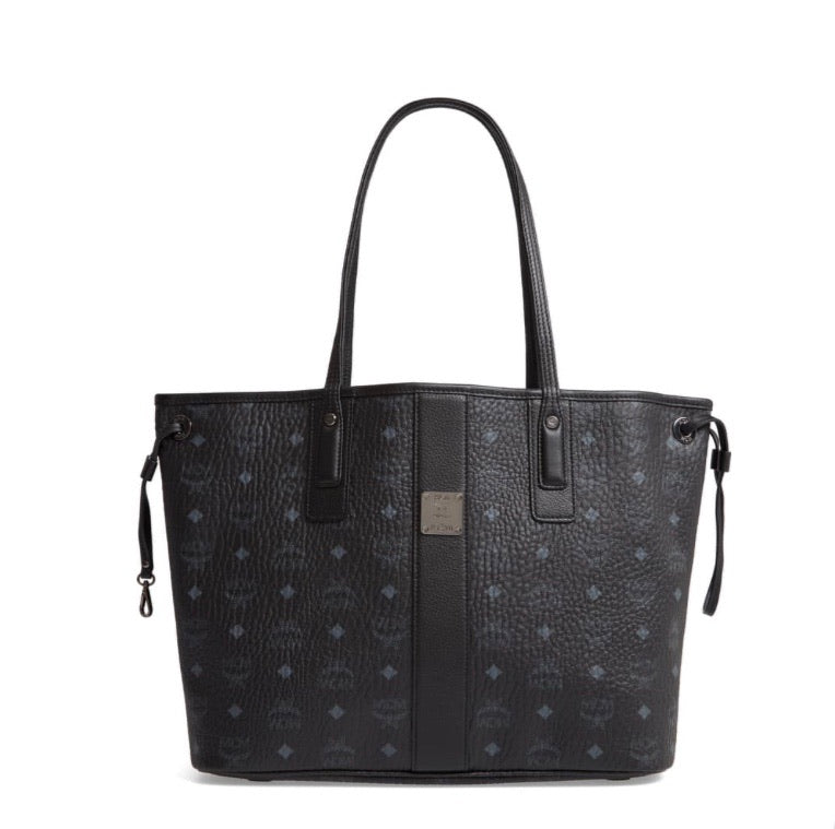 MCM 'liz Small' Reversible Shopper Bag in Black