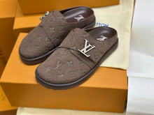 Load image into Gallery viewer, Suede Monogram Clogs