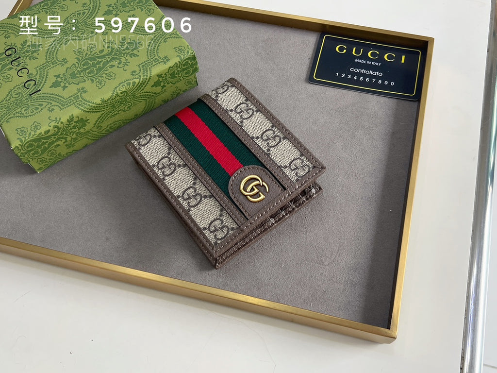 GG Supreme Canvas Wallet