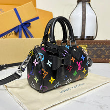 Load image into Gallery viewer, Black Mini Monogram Purse