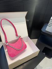 Load image into Gallery viewer, Monogram Denim Handbag