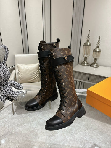 High Monogram Boots