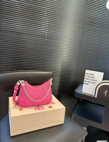 Monogram Denim Handbag