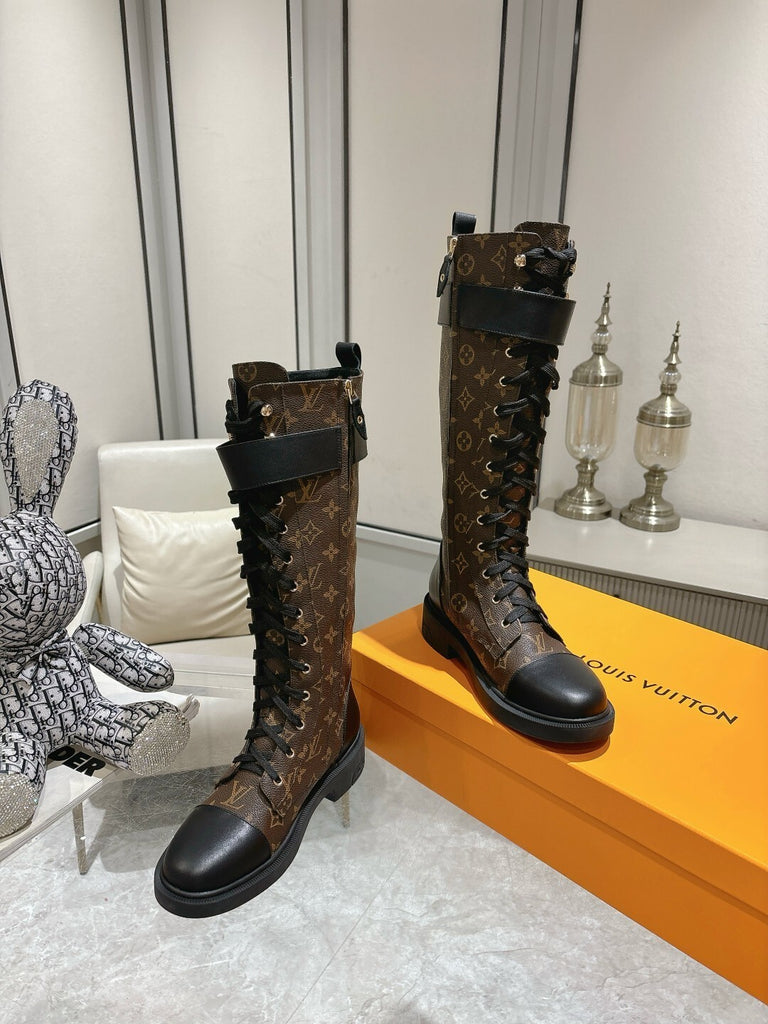 High Monogram Boots