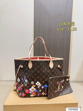 Load image into Gallery viewer, Flower Monogram Neverfull