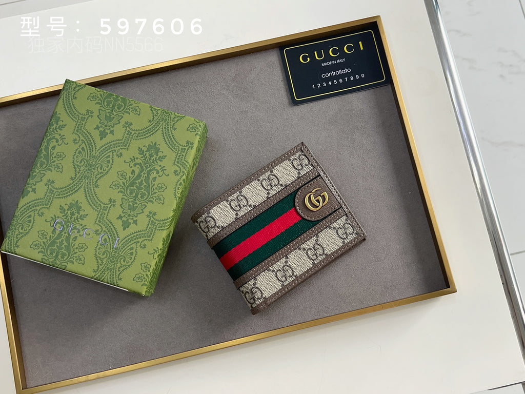 GG Supreme Canvas Wallet