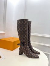 Load image into Gallery viewer, Monogram Heel Boots
