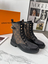 Load image into Gallery viewer, Monogram Combat Boots