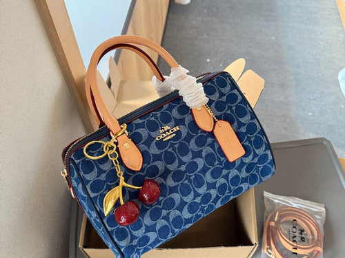 Denim C Satchel