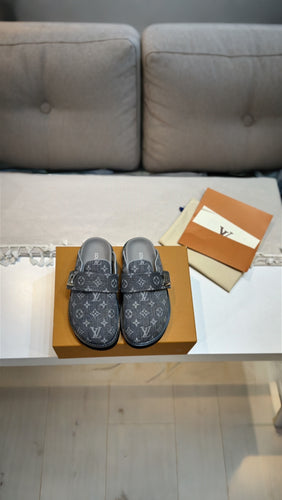 Denim Monogram Clogs