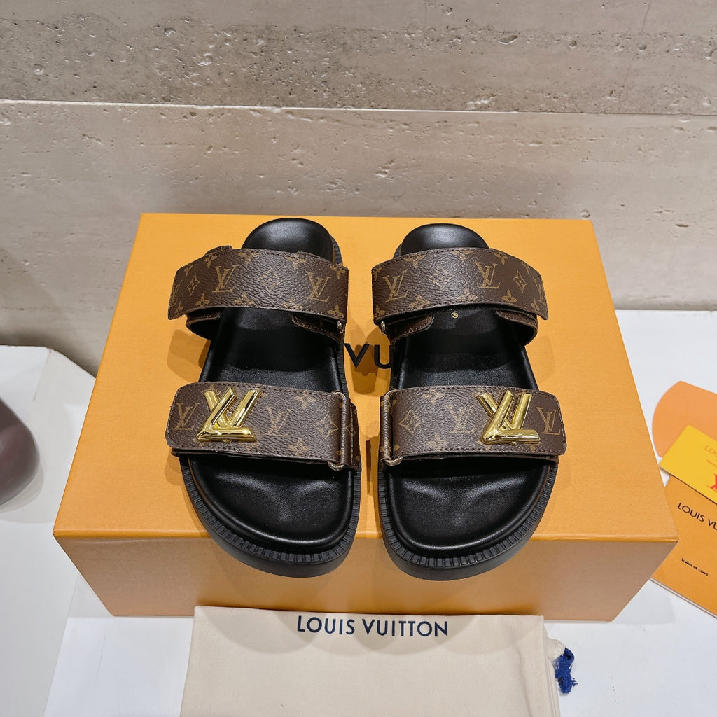 Louie Monogram Slides