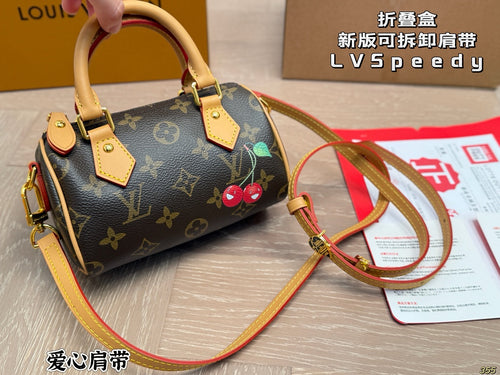Monogram Nano Cherry Speedy