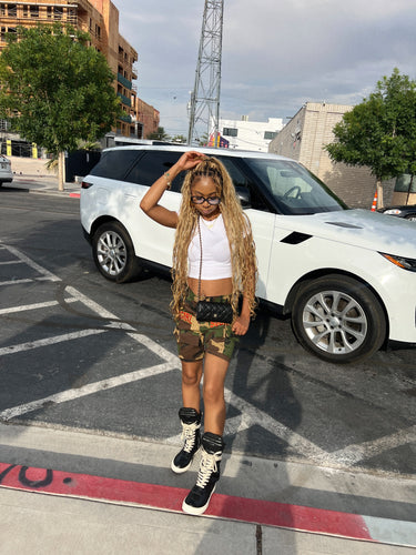 Flygirl Society Camo Shorts