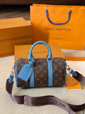 Monogram Blue Keep All