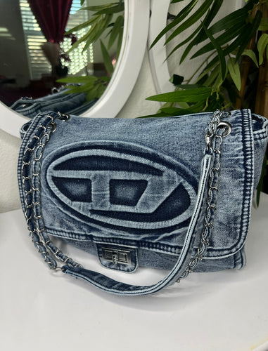 D Denim Handbag