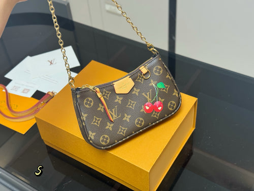 Monogram Cherry Chain Purse