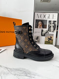 Monogram Combat Boots