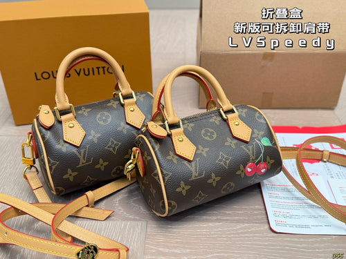 Monogram Nano Cherry Speedy