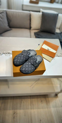 Denim Monogram Clogs