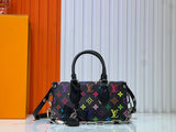 Colorful Monogram Chain Bag