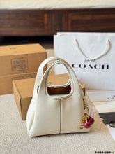 Load image into Gallery viewer, White Cherry C Purse