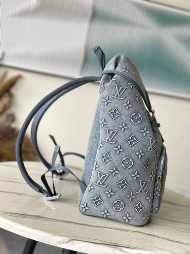 Denim Monogram Backpack