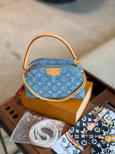 Load image into Gallery viewer, Monogram Denim Crossbody