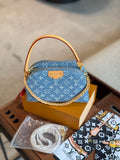 Monogram Denim Crossbody