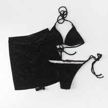 Load image into Gallery viewer, Monogram Velvet 3Pc Swimsuit