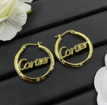 Load image into Gallery viewer, CAR Hoop Earrings