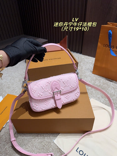 Denim Monogram Crossbody