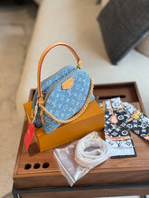 Load image into Gallery viewer, Monogram Denim Crossbody