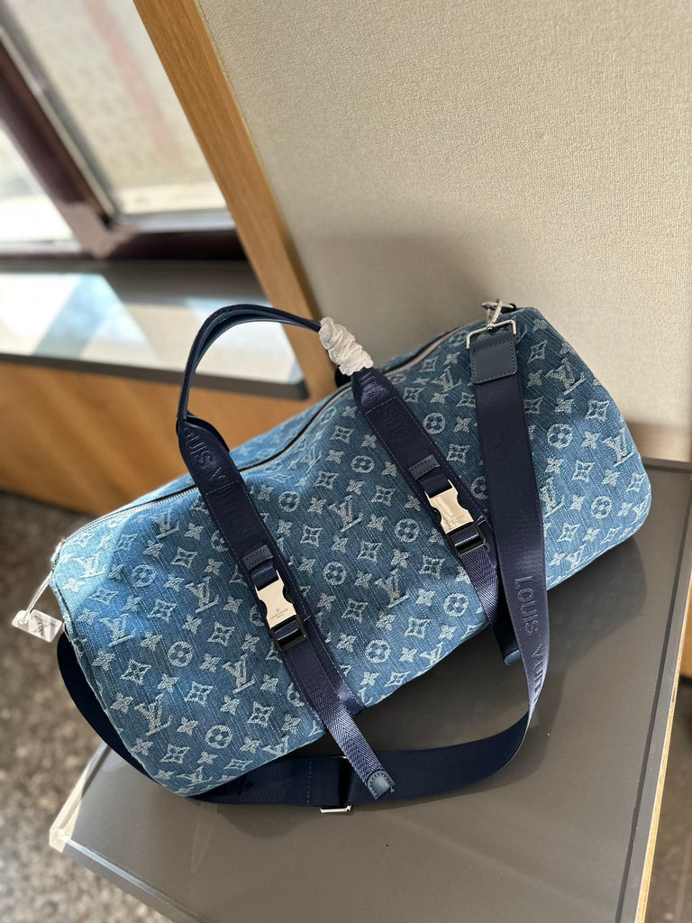 Denim Monogram Travel Bag