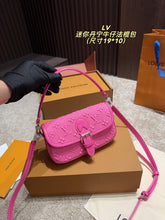 Load image into Gallery viewer, Denim Monogram Crossbody
