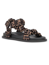 Load image into Gallery viewer, FF Runched Satin Sandals