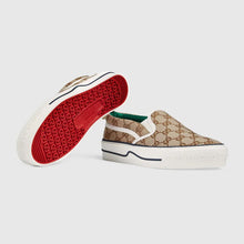 Load image into Gallery viewer, GG Tennis Slip-On Sneakers