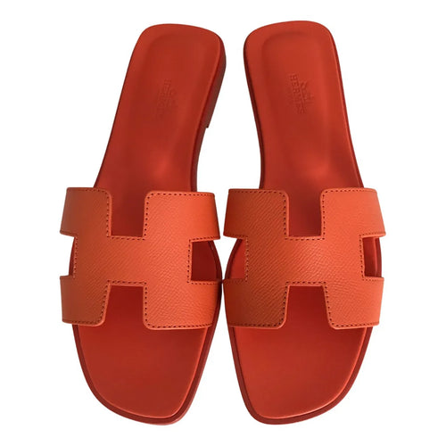 H Oran Leather Sandal