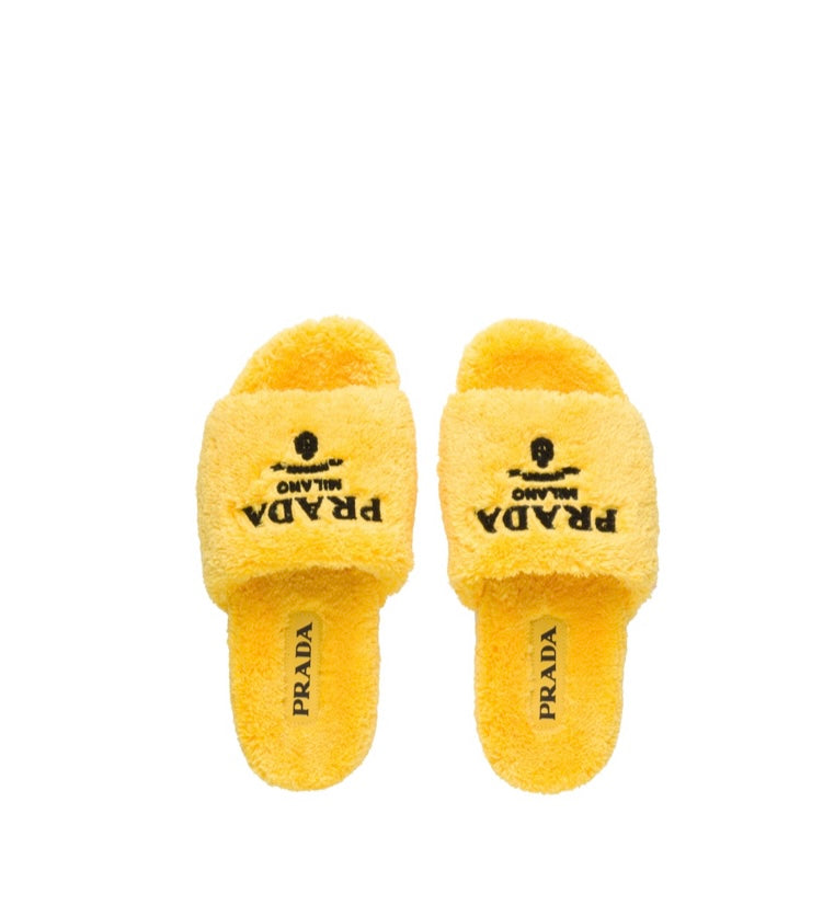 PD Embroidered Terry Cloth Slide